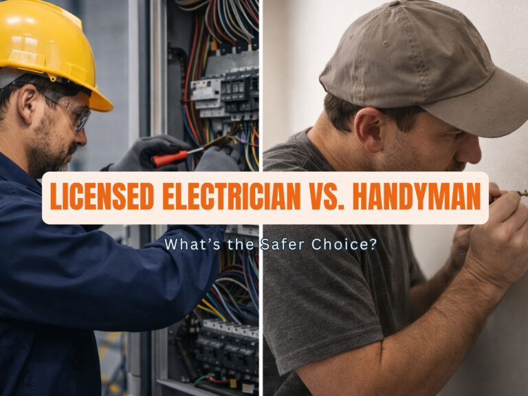 Licensed Electrician vs. Handyman: What’s the Safer Choice?